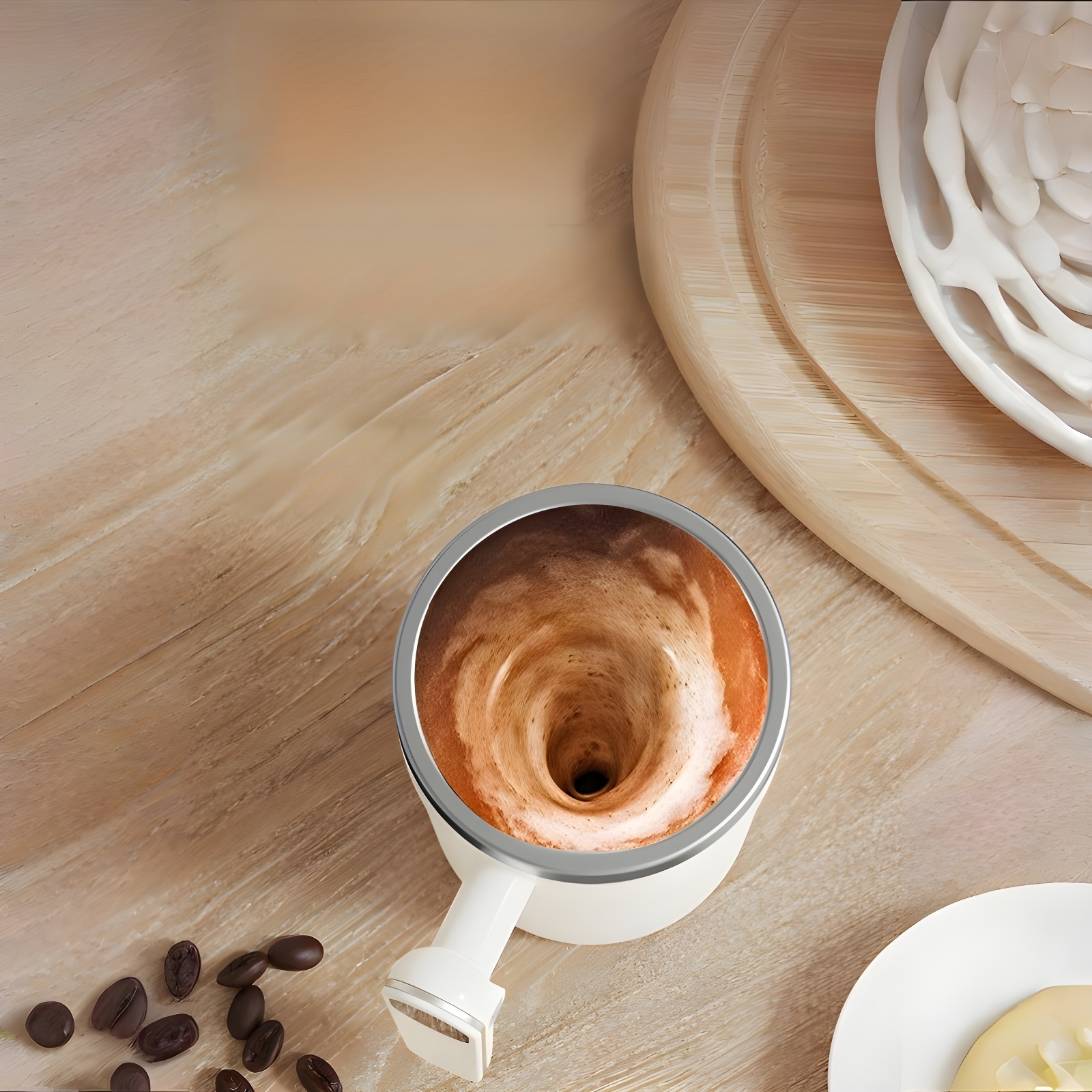 電気ケトル ポータブル マグカップ 一人暮らし 電気ポット トラベルケトル 煮込みポット 電動コーヒーミキサー 自動ミキサー ミルクコーヒー 自動コーヒーカップ コーヒーカップ 電気ケトル 小型