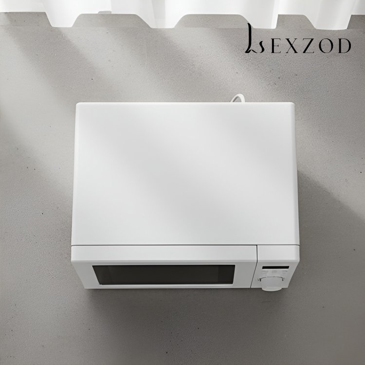 화이트 미니멀 오븐 전면 사진