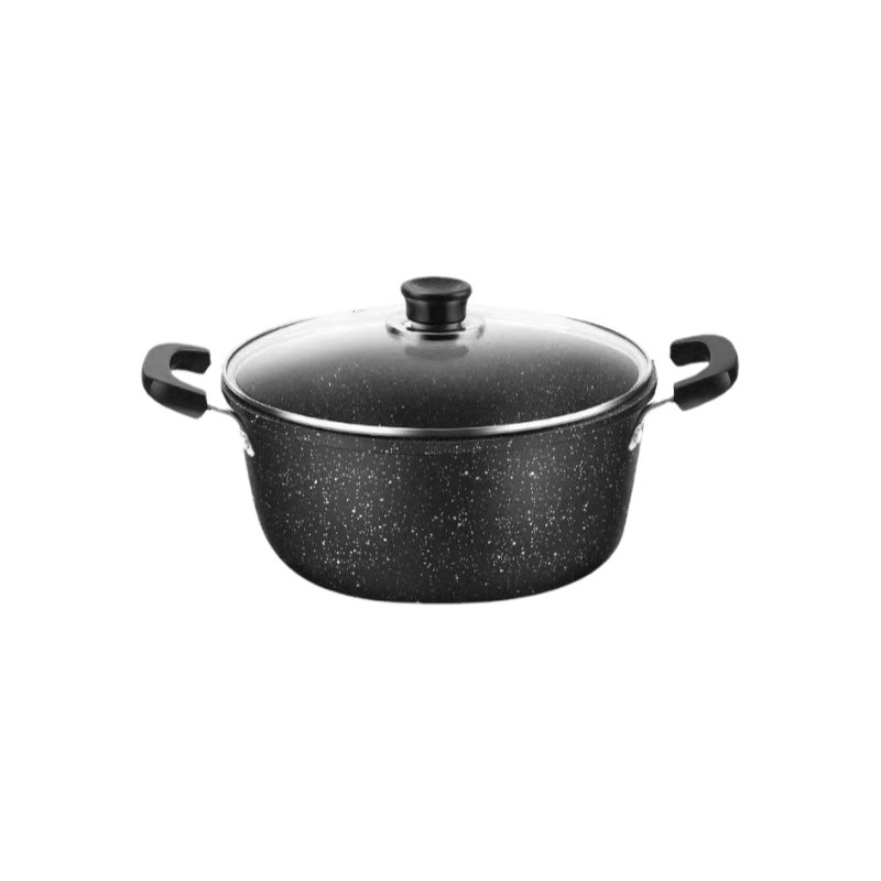 Wheat rice stone soup pot for household use, non stick pot