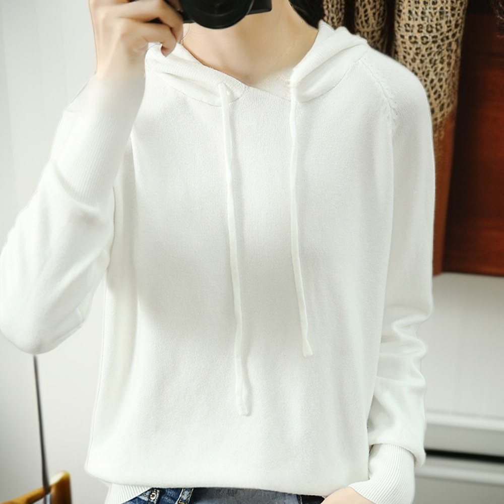 هودي نسائي صيفي خريفي بكم طويل وقصة قصيرة، مناسب للارتداء الداخلي