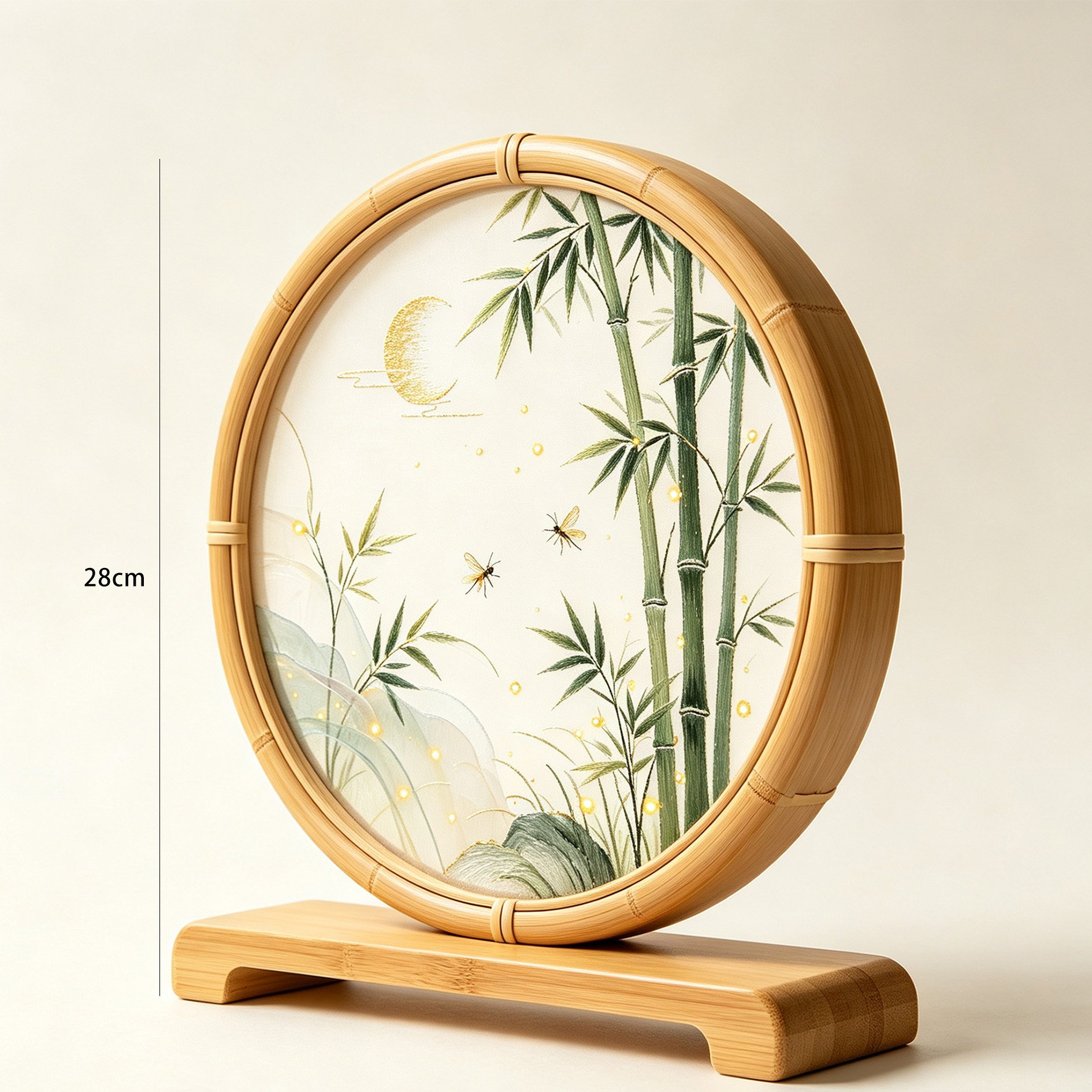 高級感あふれる両面刺繍スクリーンの設置例