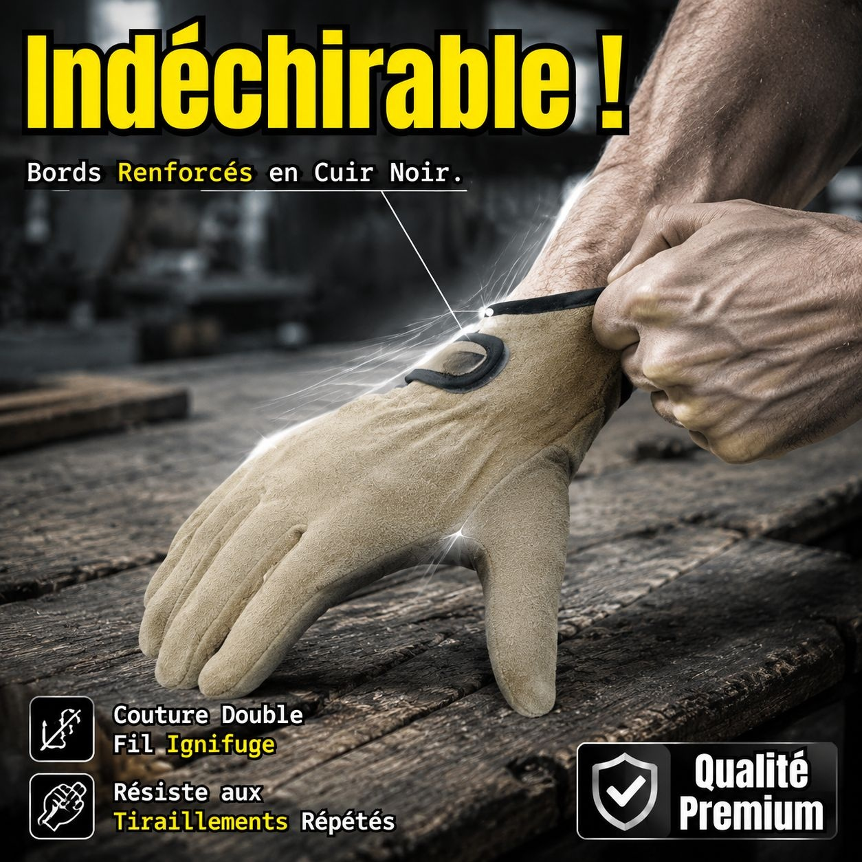 Gants de protection thermique pour barbecue en plein air