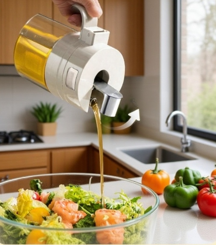 Botella de vidrio resistente para almacenar aceite