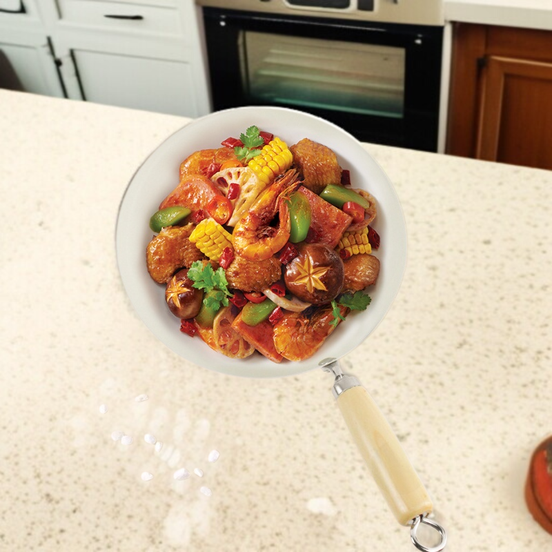 家庭用ガスコンロ 多機能フライパン セラミックポットコンパクトコーティングガスコンロ IHクッカー ガスコンロ 天然セラミック鍋