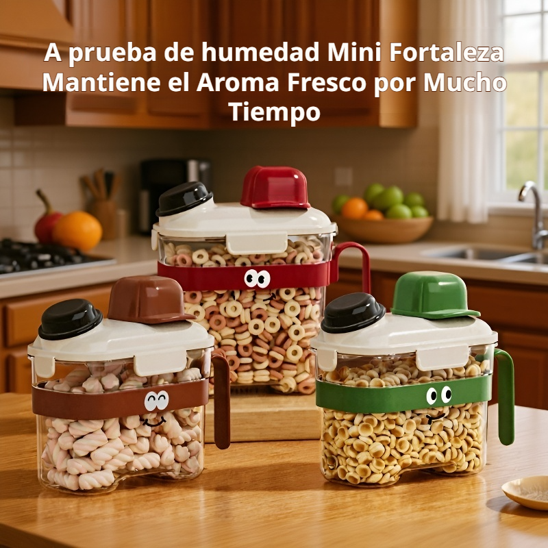 Bote de Almacenamiento Hermético para Cocina, Ideal para Granos, Cereales y Snacks