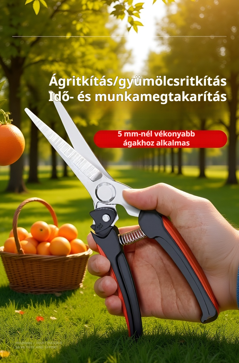 Könnyű és hatékony metszőolló használat közben