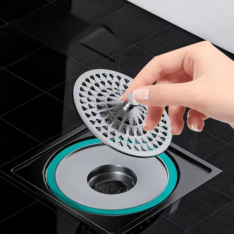 화장실 거름망 악취방지 바닥누설심 방충 스테인리스 화장실 악취방지 바닥누설