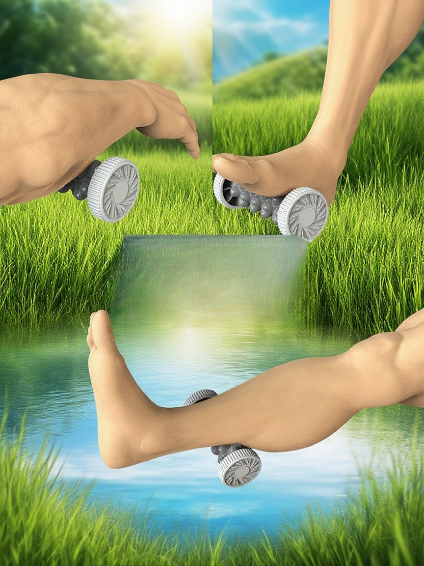 手部滾軸按摩器按摩效果展示