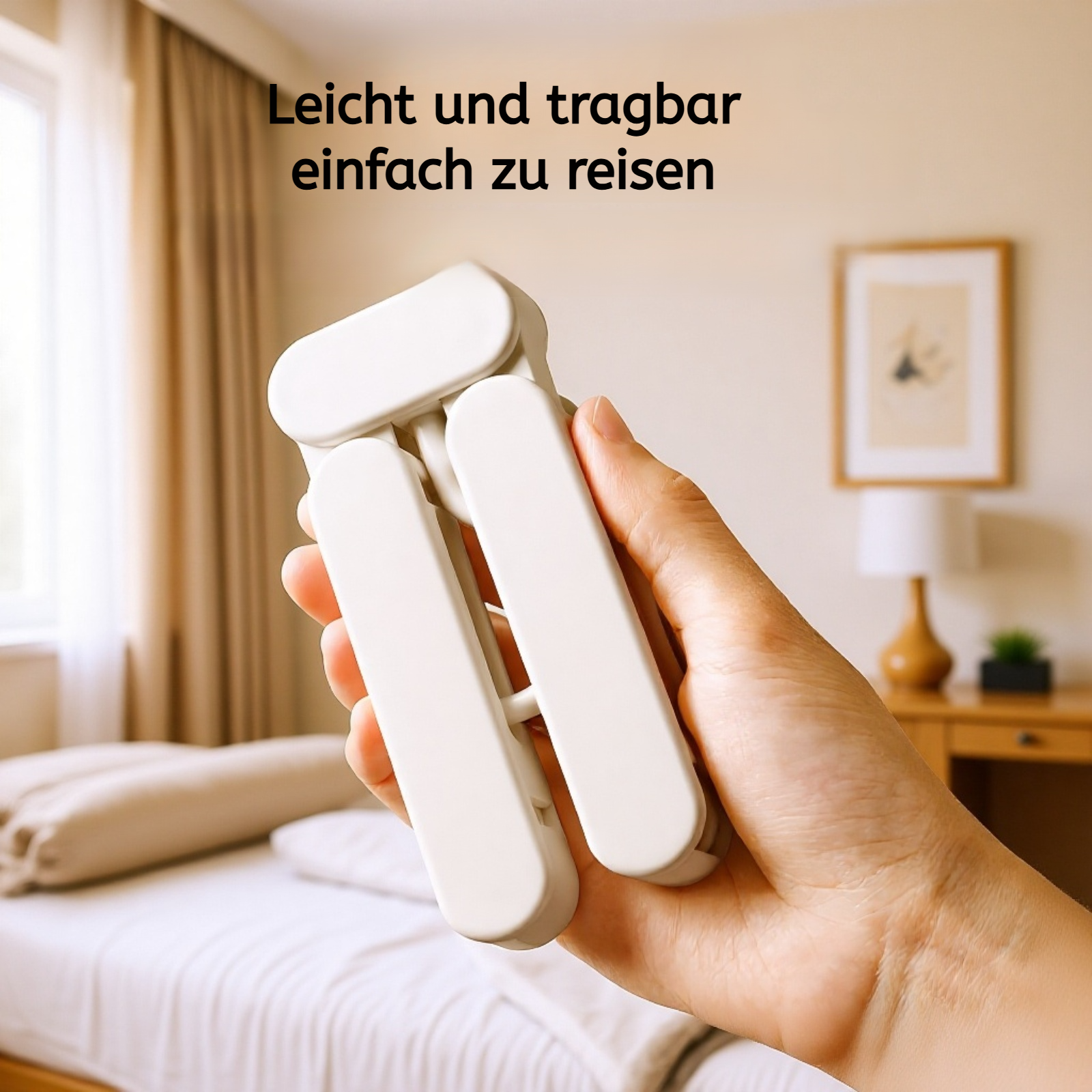 Rutschfester, verdickter, spurloser, faltbarer Kleiderbügel