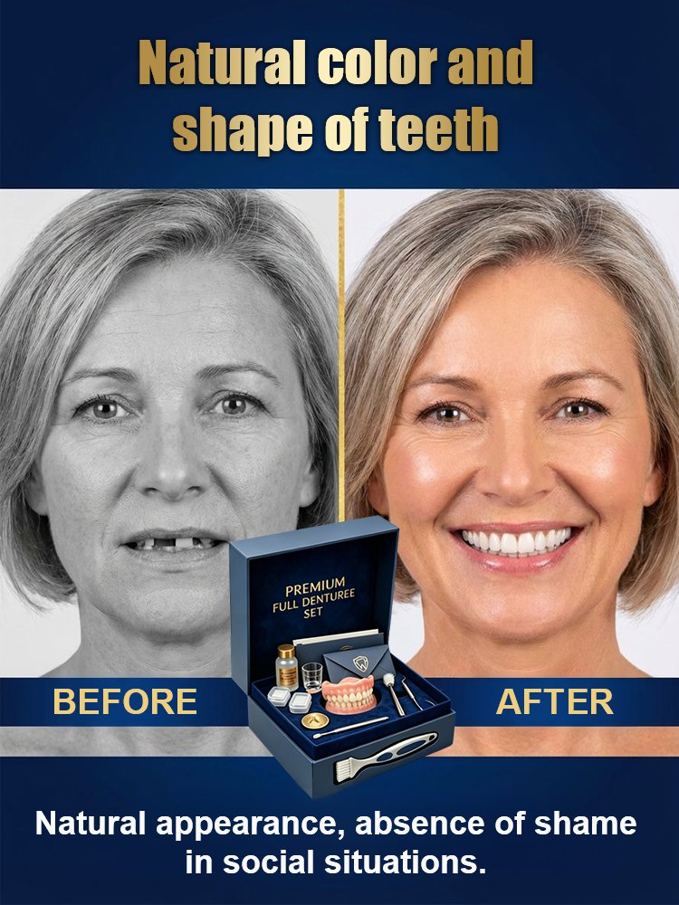 Strong Suction Full Denture for Confident Smile