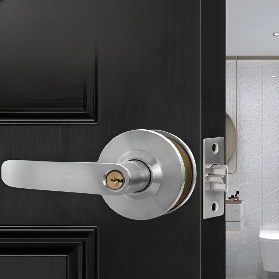 무음 멀티볼 도어락 설치 예시