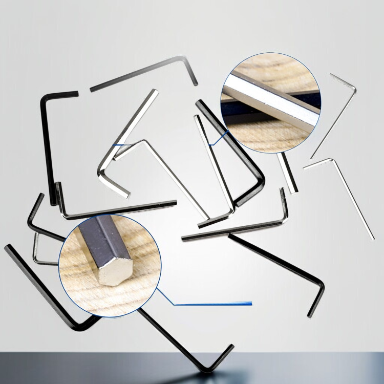 China High Quality Carbon Steel Hex Wrench  Zinc Allen Hex Key of Hardware Tools