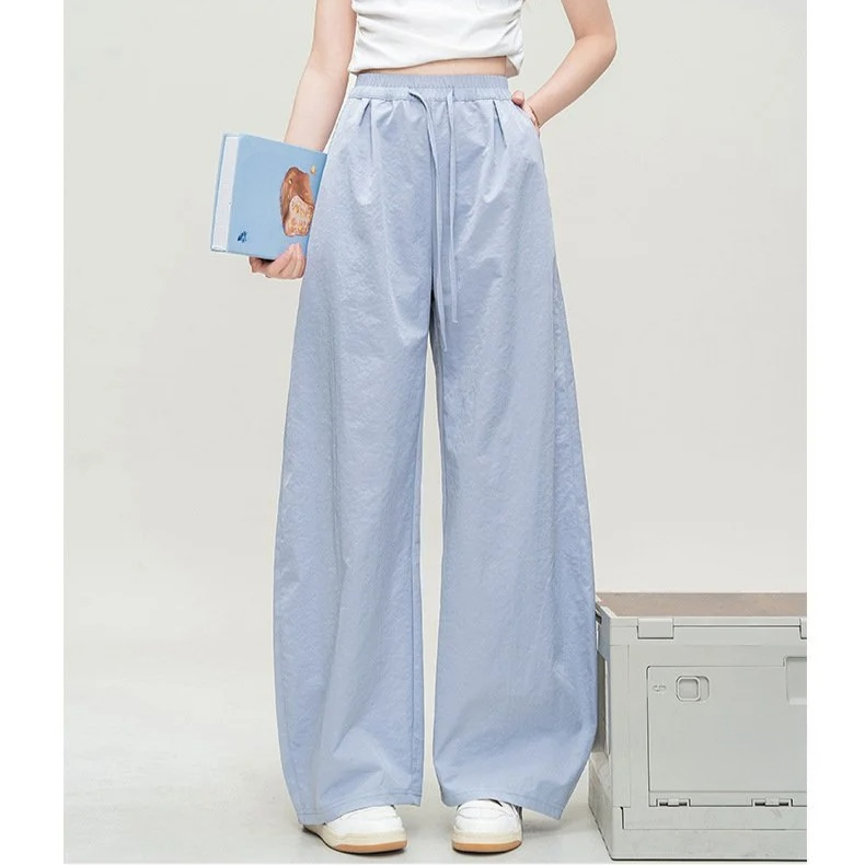 カーブデザインワイドパンツディテールアップ