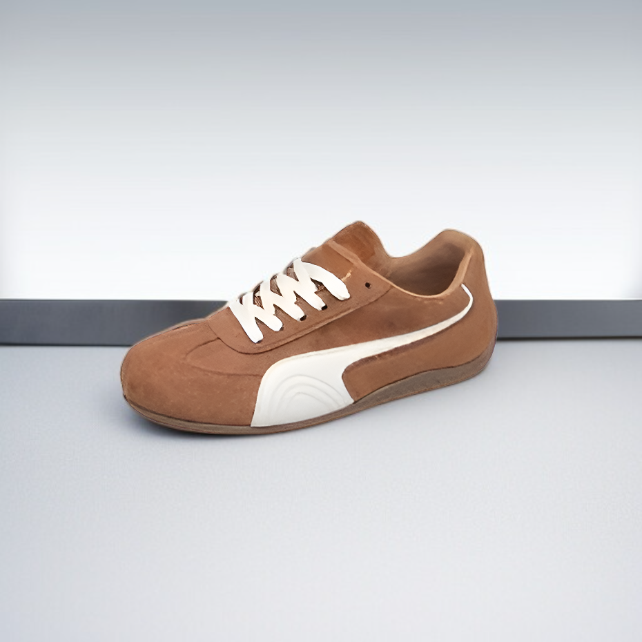 레트로 레이스업 로우탑 플랫 캐주얼 슈즈