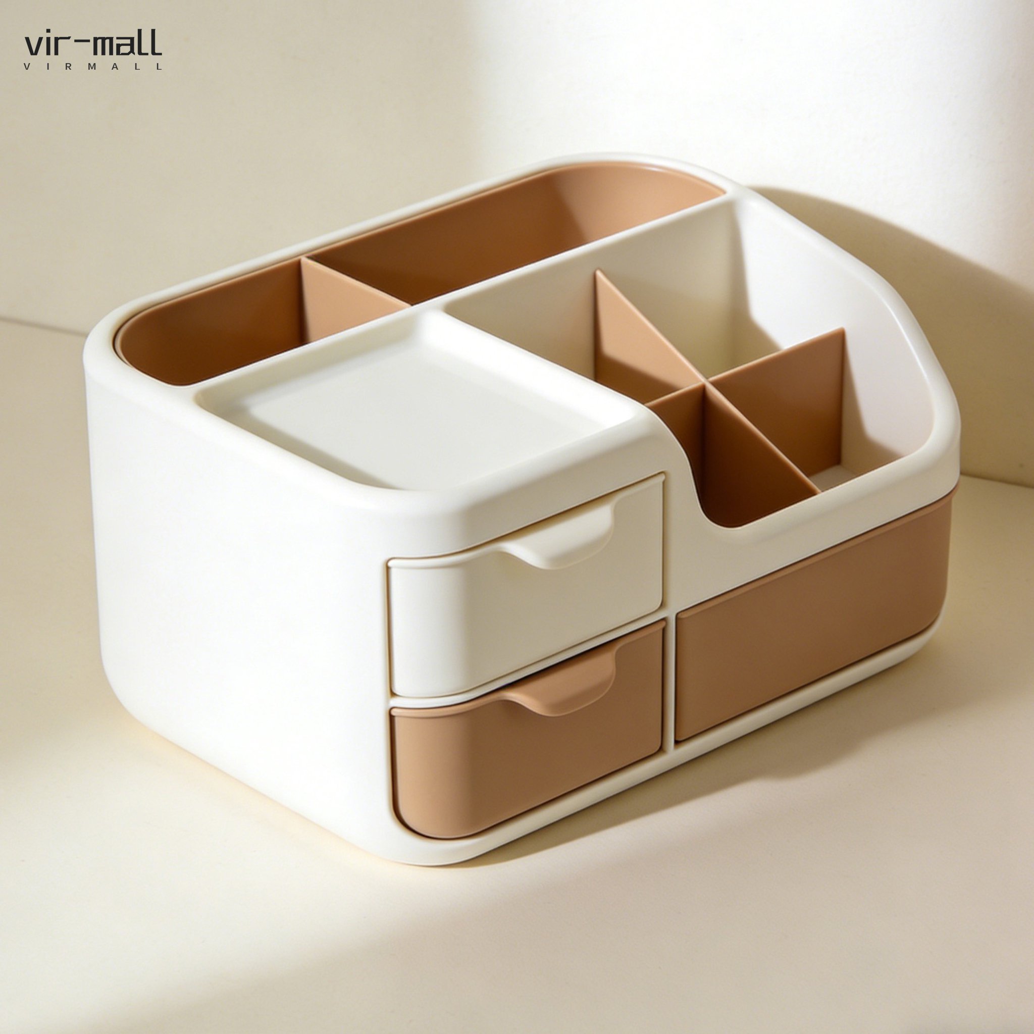 引き出し式仕切り収納ボックス3個セットの全体イメージ