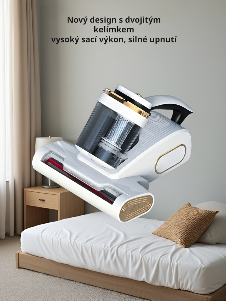 UV vysavač na roztoče s extra silným sáním, odvlhčováním a antibakteriální funkcí