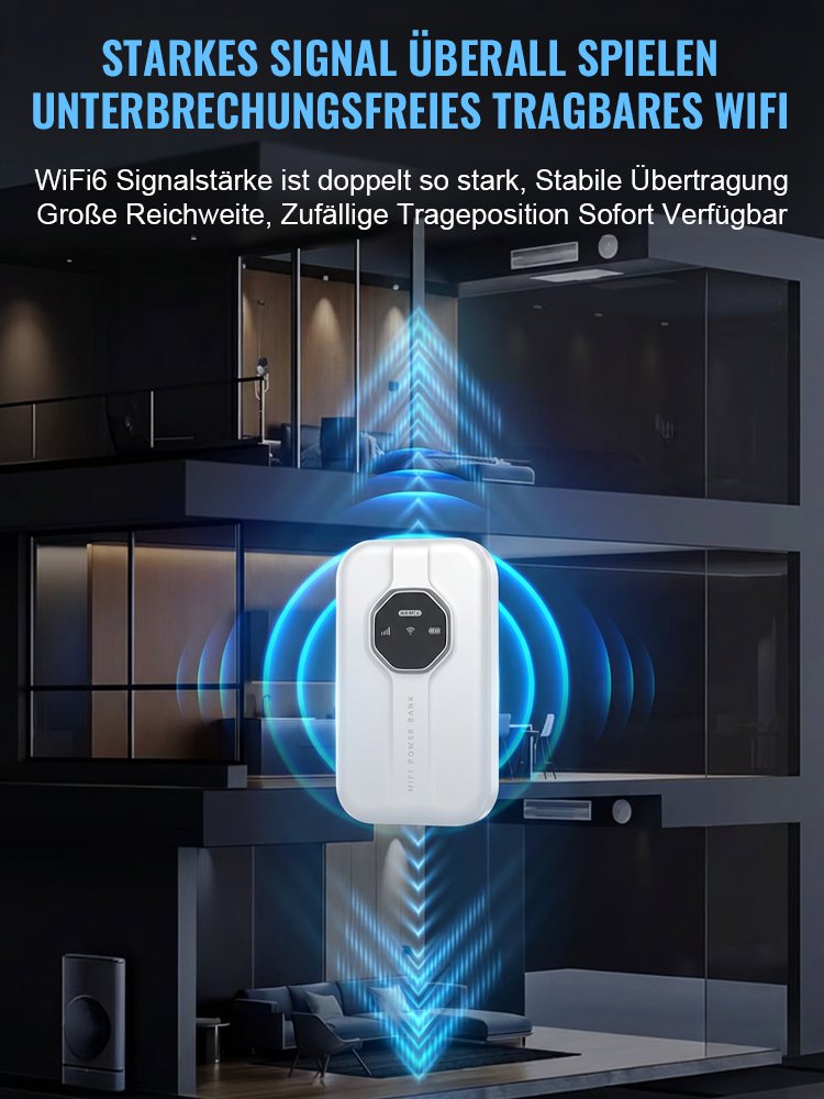【Kein SEPA-Mandat erforderlich】Tragbares Satelliten-WLAN✨100% Abo-frei✨