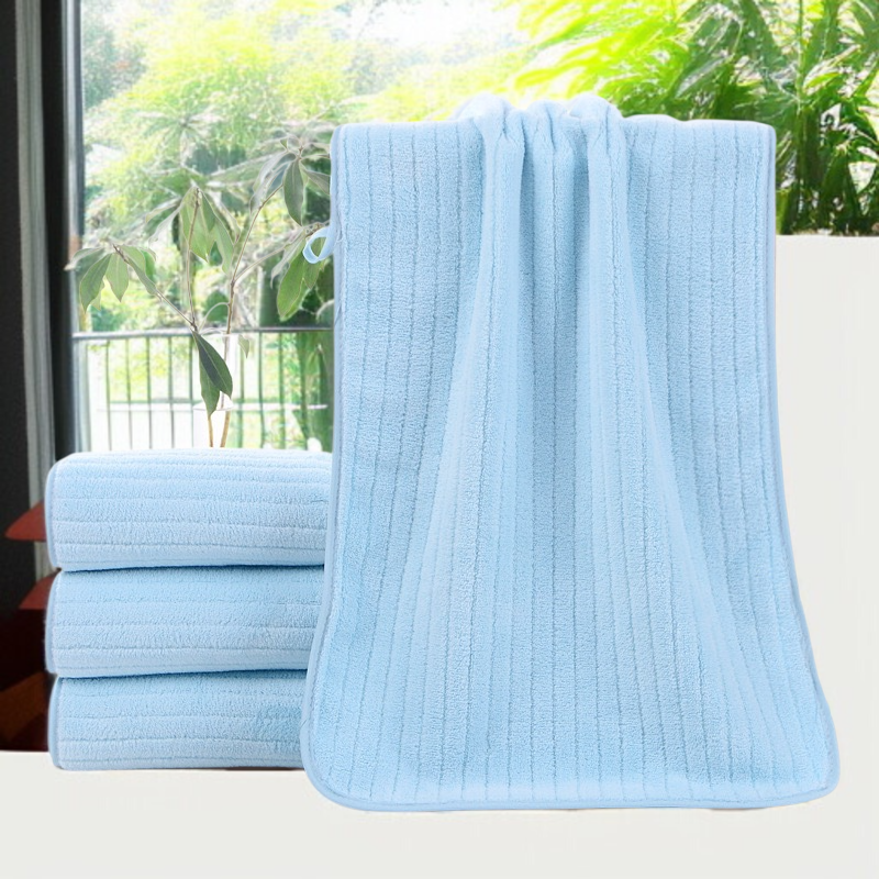 코랄 잔 가느다란 타월