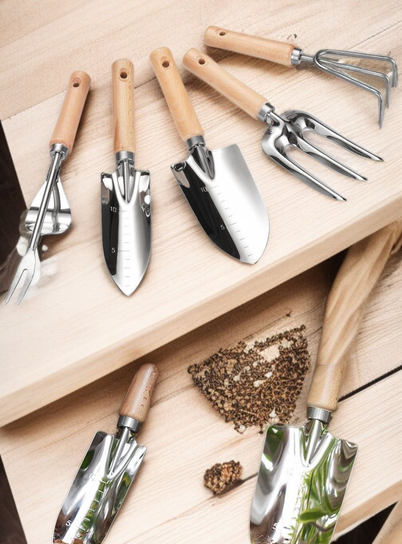 Gartengerät Blumenschaufel mit rutschfestem Griff