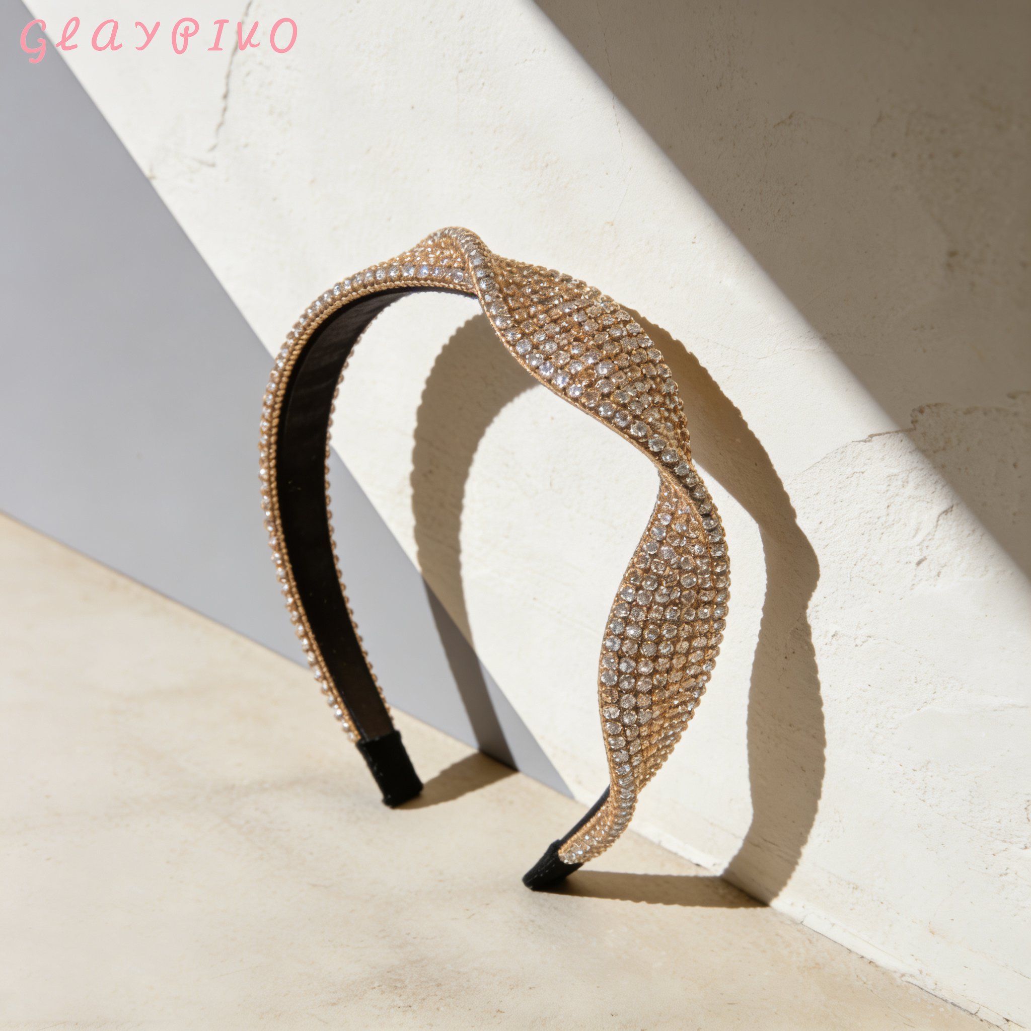 ที่คาดผมประดับเพชรเทียม อเนกประสงค์ (แพ็ค 3 ชิ้น)