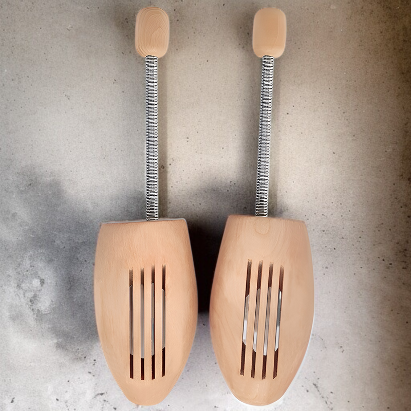 弹簧木鞋楦防邹鞋撑 木头鞋撑 弹簧调节鞋撑男女通用皮鞋实木鞋楦