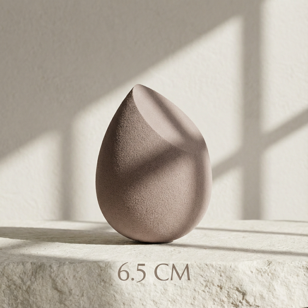 ฟองน้ำแต่งหน้า ทรงหยดน้ำ ตัดขอบ