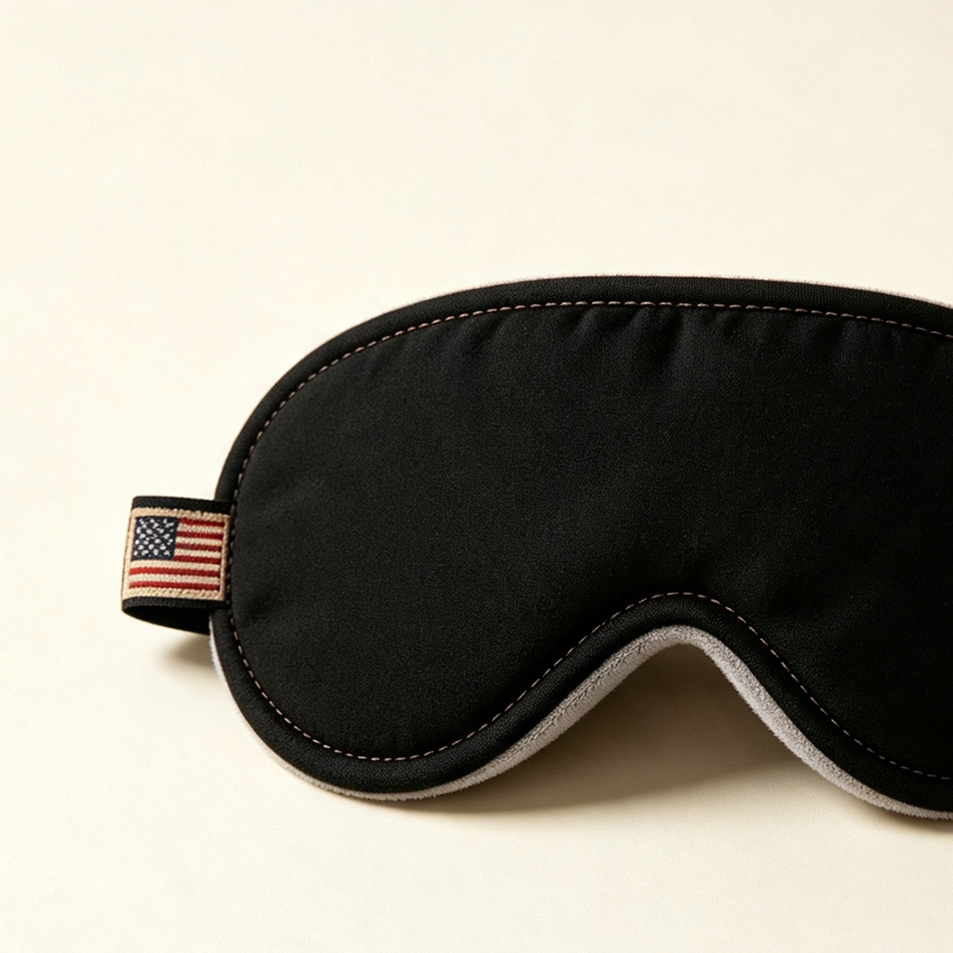 American flag fabric blackout eye mask