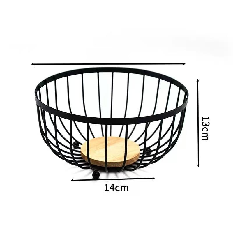 現代歐式簡約鐵藝點心糖果水果收納籃
