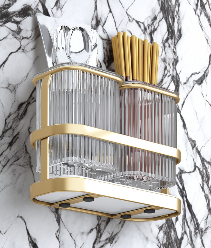 清潔に保てるステンレス製箸立て