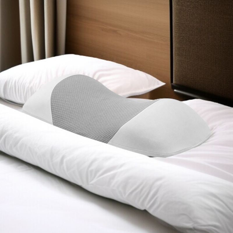 人間工学に基づいたランバーサポート ベッド用腰椎パッド 横たわる睡眠用腰枕