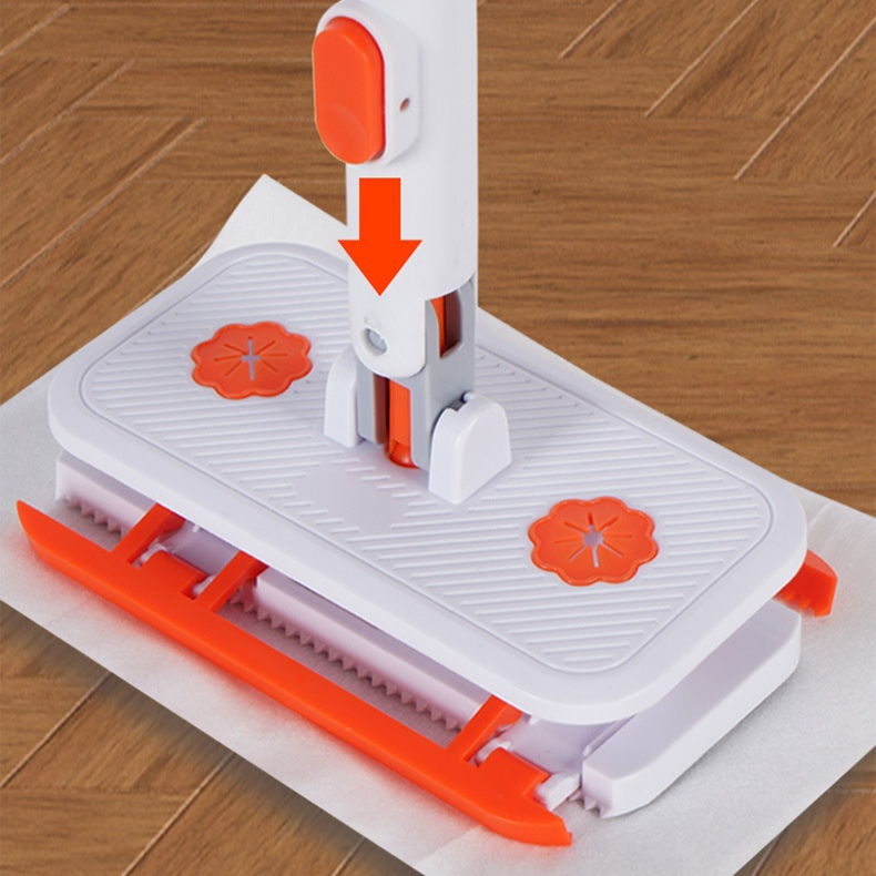 손에 묻지 않는 게으른 세안타월 집게 청소걸레