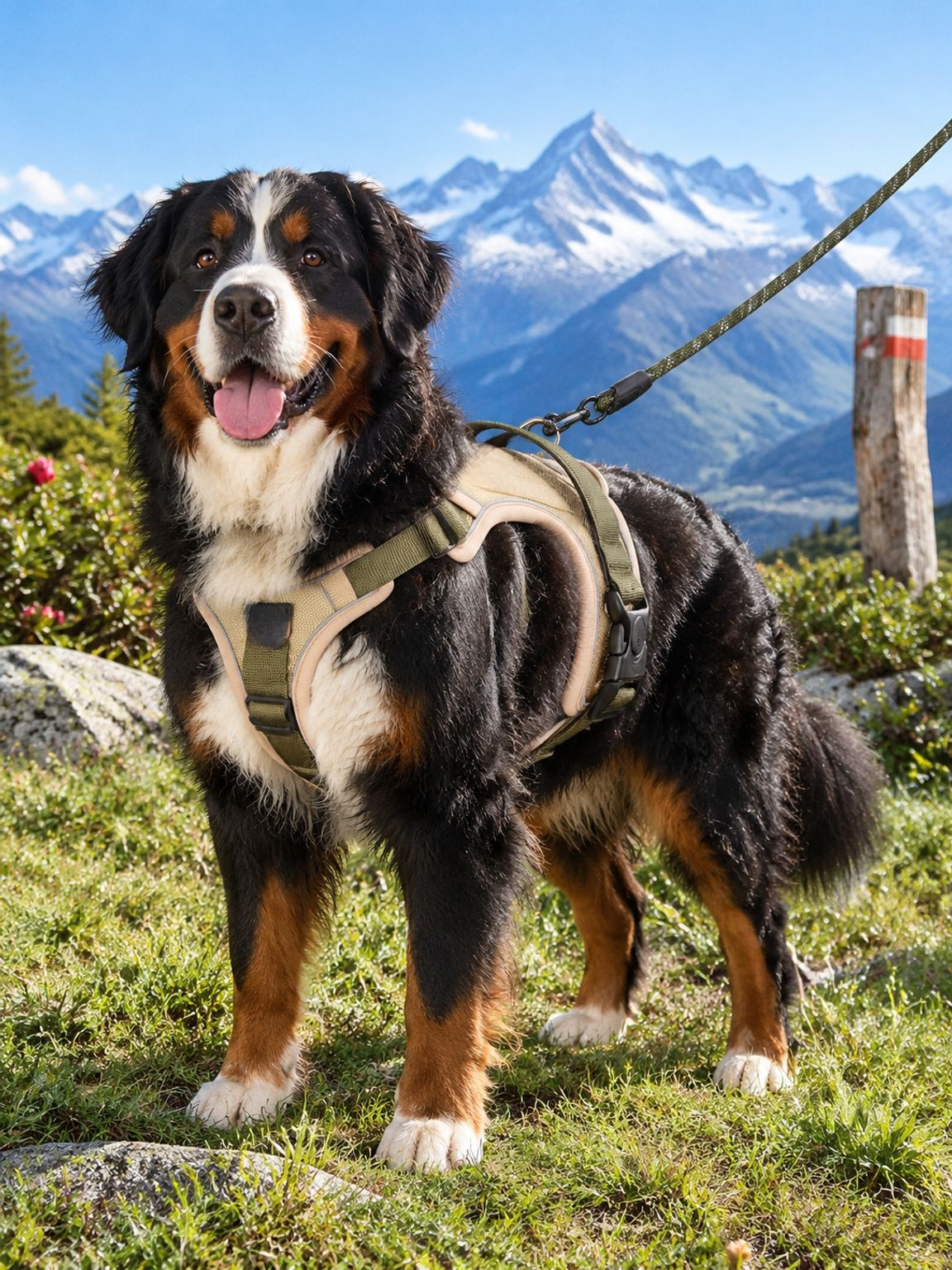 Reflexionsleine für große Hunde, robuste und reißfeste Hundeleine für Outdoor-Spaziergänge