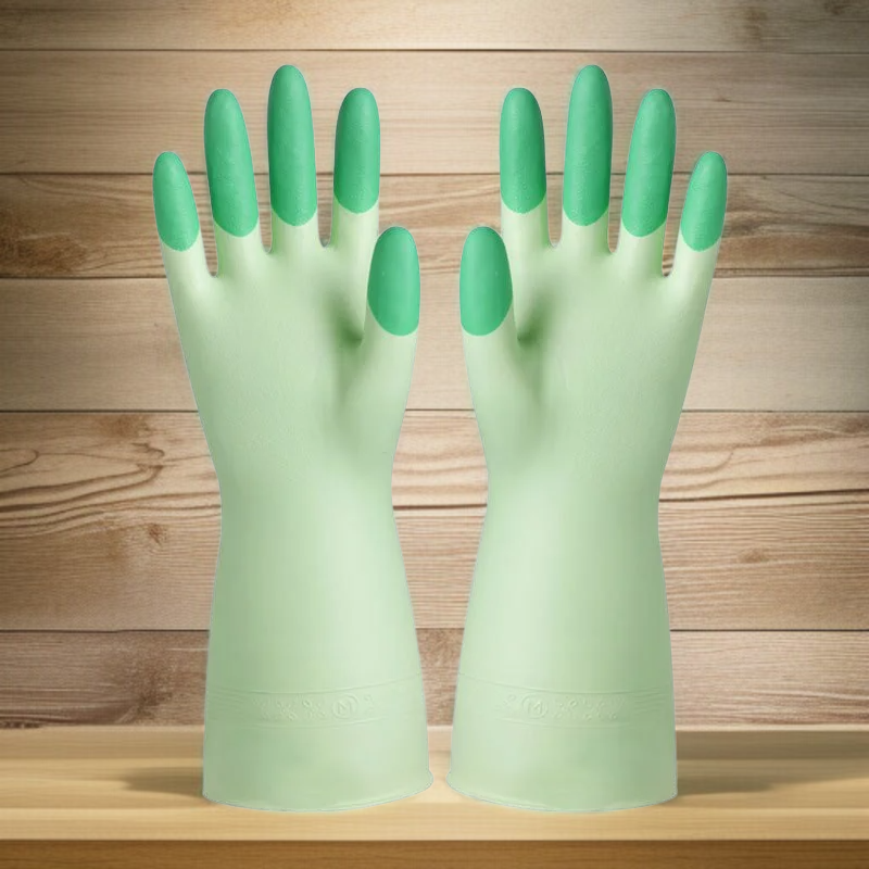 Thick Nonslip Durable Kitchen Gloves, Oil-proof and Waterproof, Easy to Clean