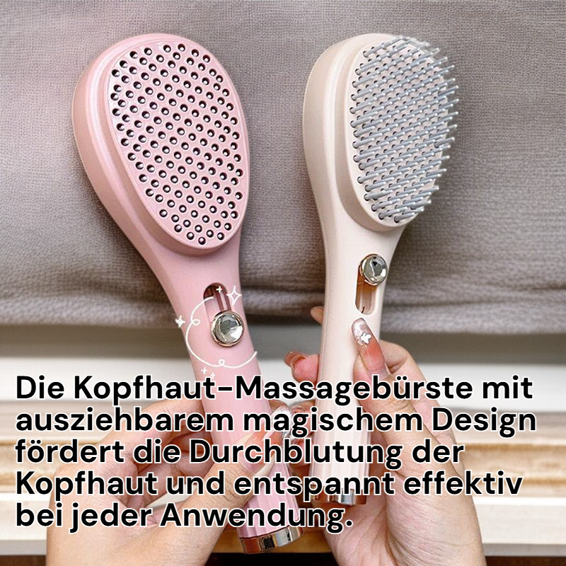 Antistatische Zauberhaarbürste mit Kopfhaut-Massage und ausziehbarem Design