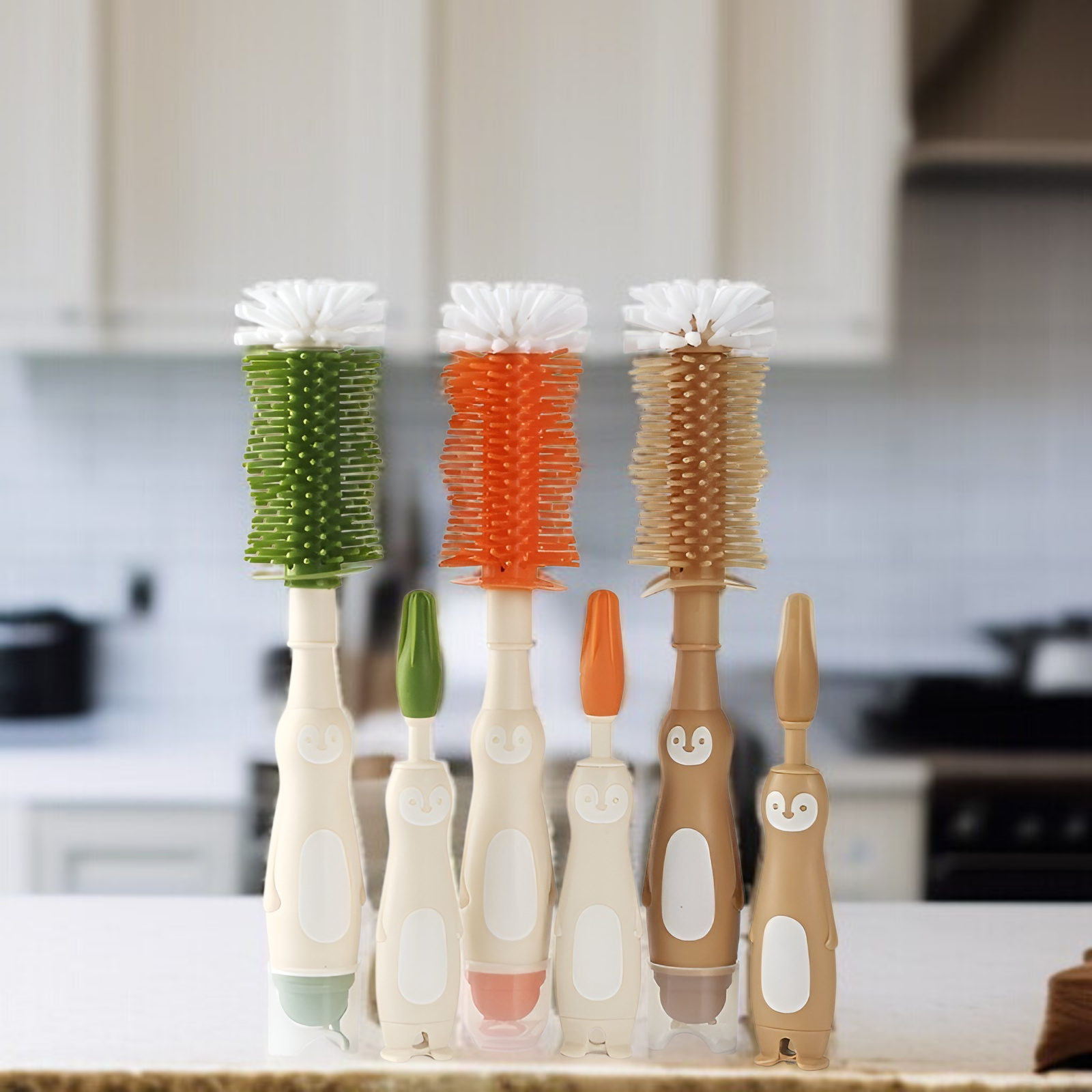 Cepillo multifuncional para accesorios de cocina