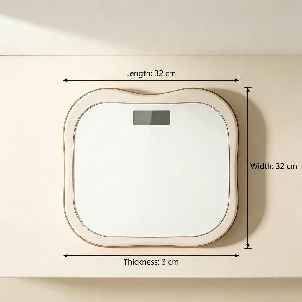 Moderne smarte Waage für Fitness und Gesundheit