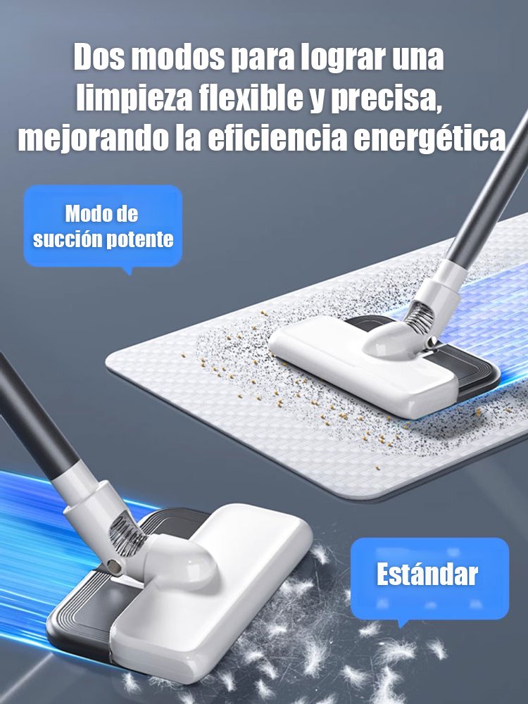【Nueva versión mejorada potente】Máquina inalámbrica de mano para aspirar, fregar y eliminar ácaros e