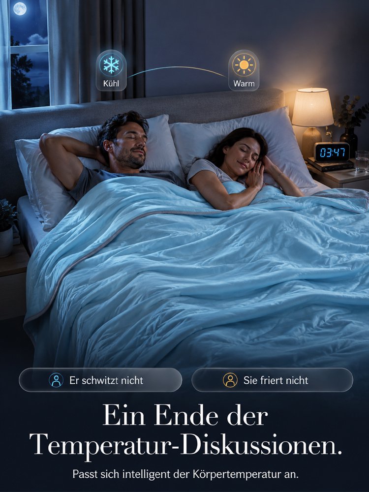 Kühldecke aus Minzseide✨Lindert nächtliche Schweißausbrüche und Hitzewallungen