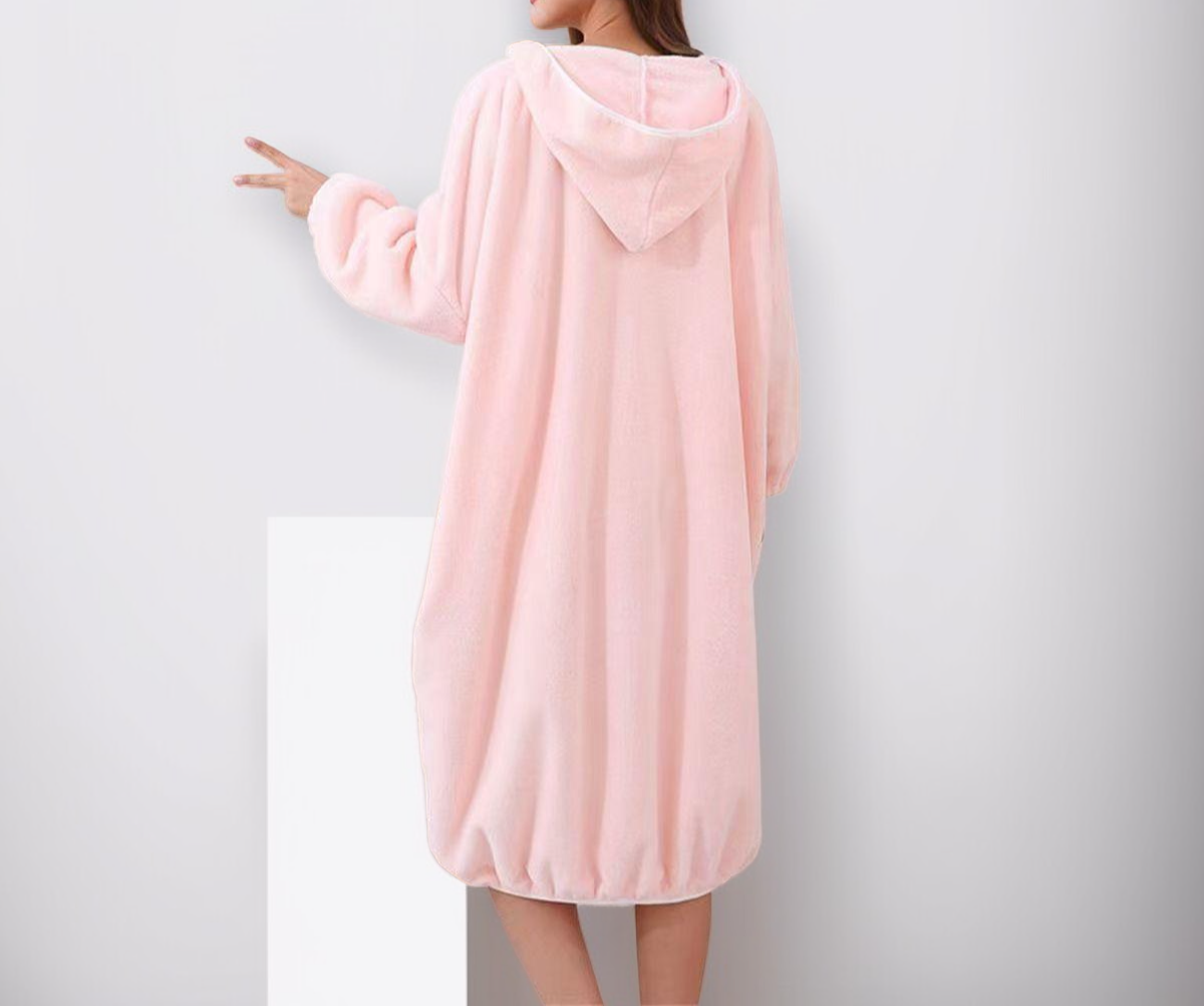 男女皆適用秋冬新款長袖浴袍