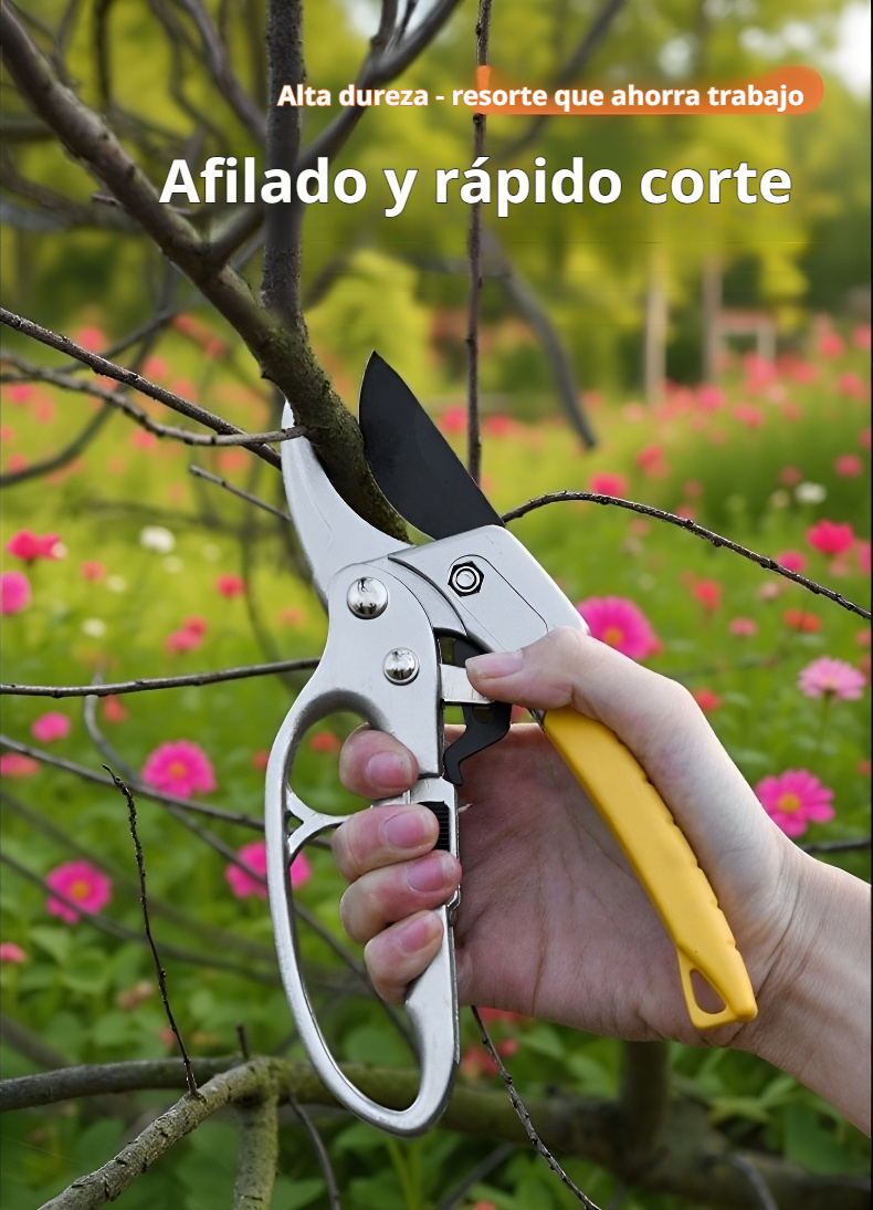 Tijeras resistentes y duraderas para jardinería