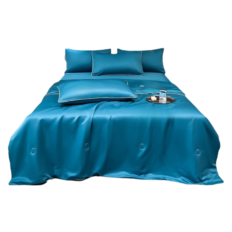 시원한 아이스 실크 여름 이불