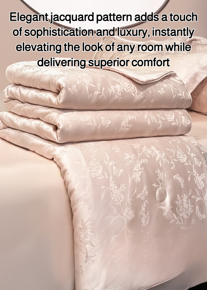 Close-up of breathable Lyocell summer quilt fabric