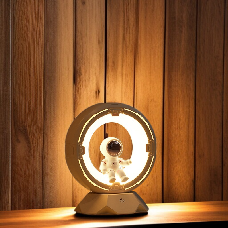 Creative Astronaut Shape Night Light Student Dormitory Ornament Rechargeable