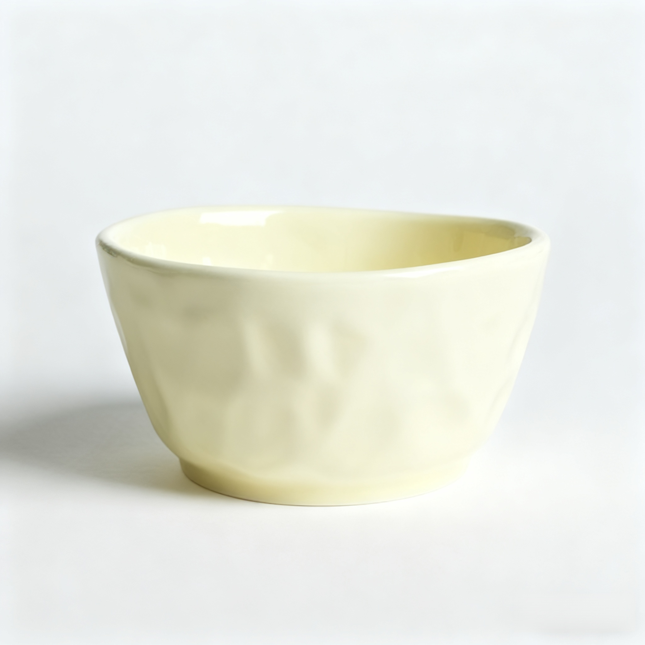 유약 아래 크림 스타일 세라믹 식기 가볍고 고급 가정용（세 개 세트）