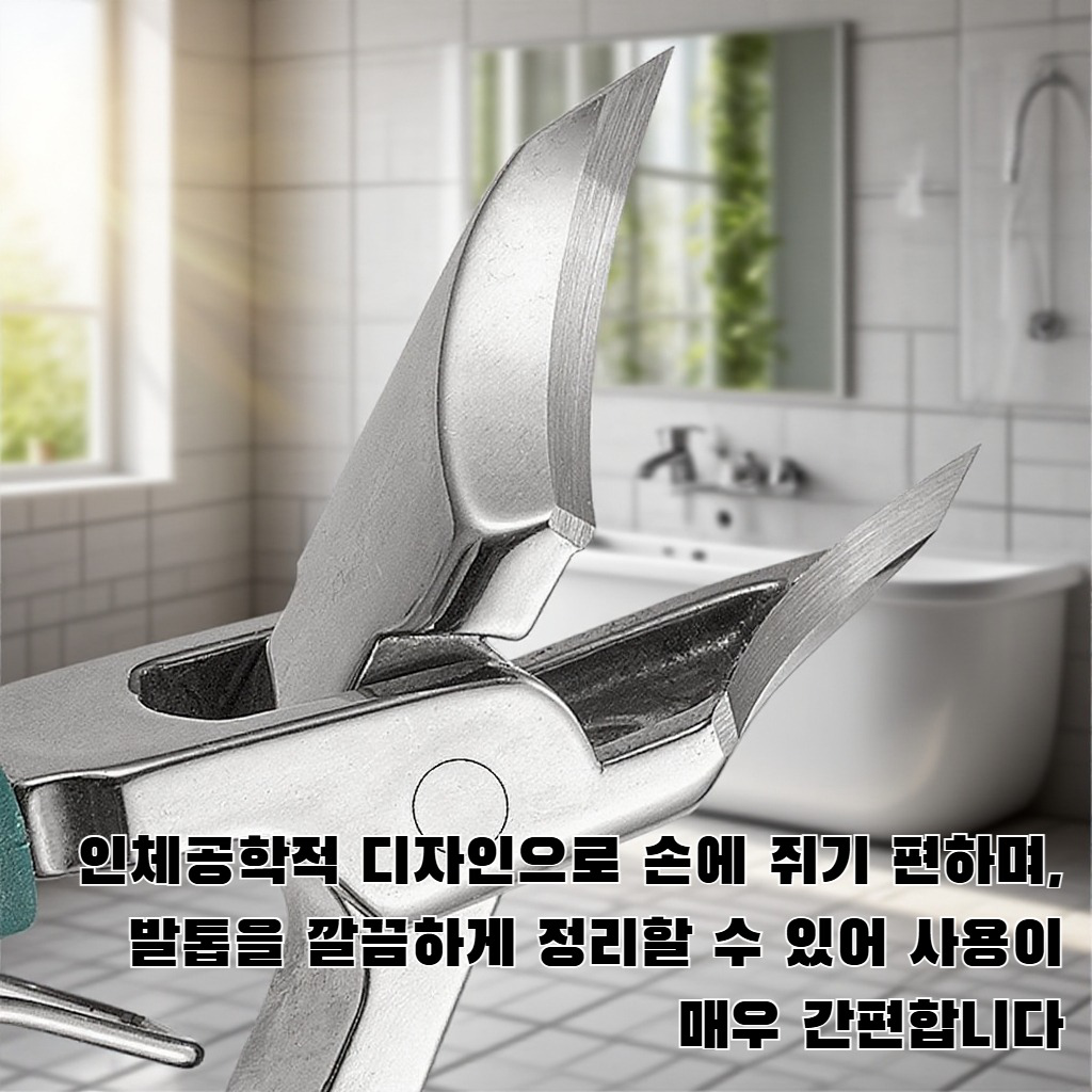 내구성이 뛰어난 스테인리스 스틸 발톱깎이