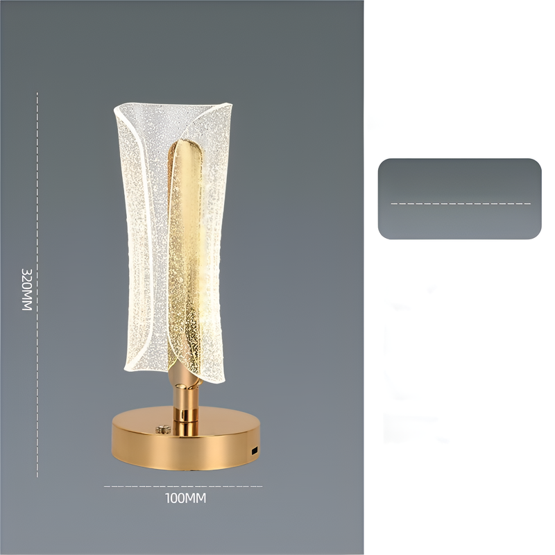 Lámpara de cabecera nórdica con forma de mariposa creativa