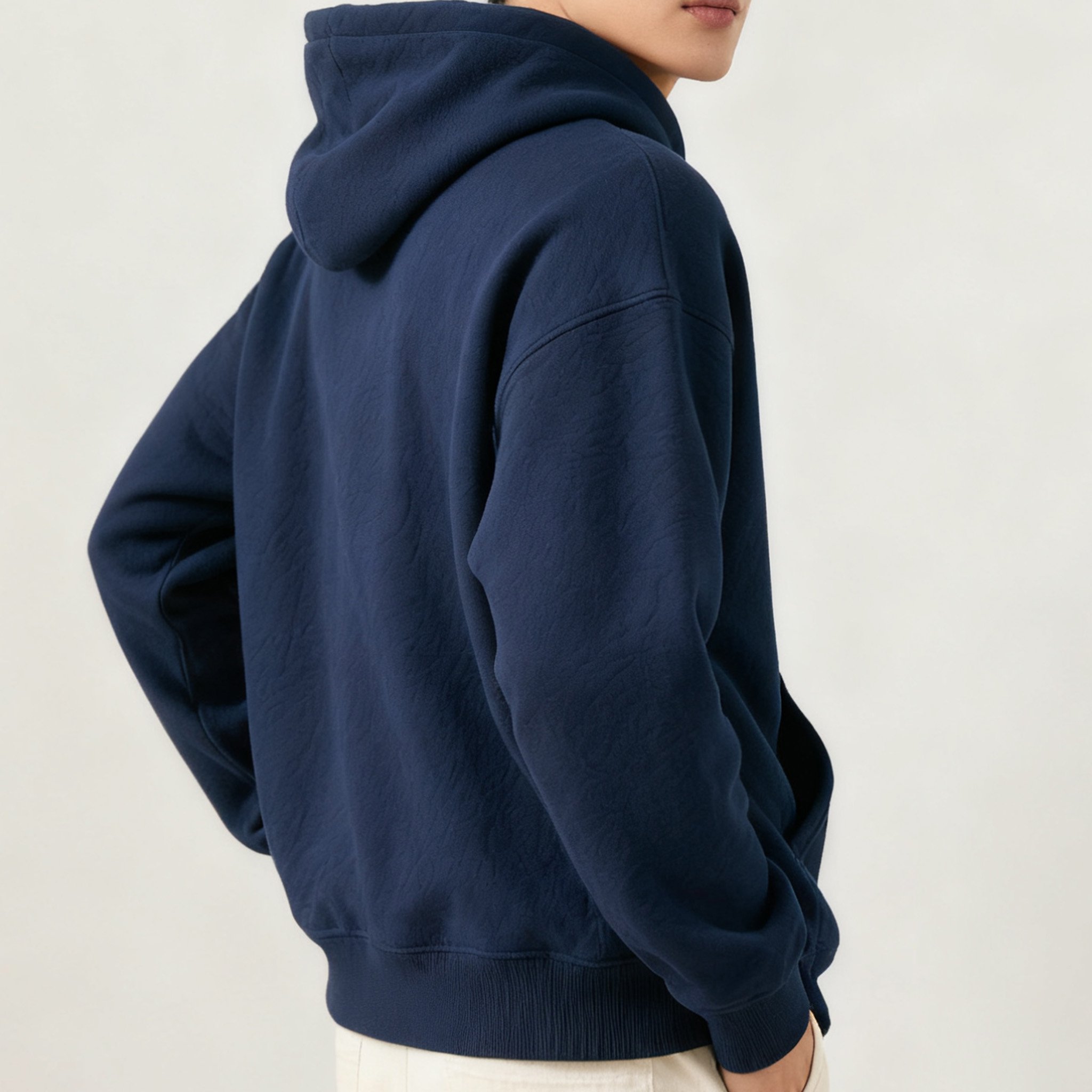 남녀공용 겨울 맨투맨 착용 샷