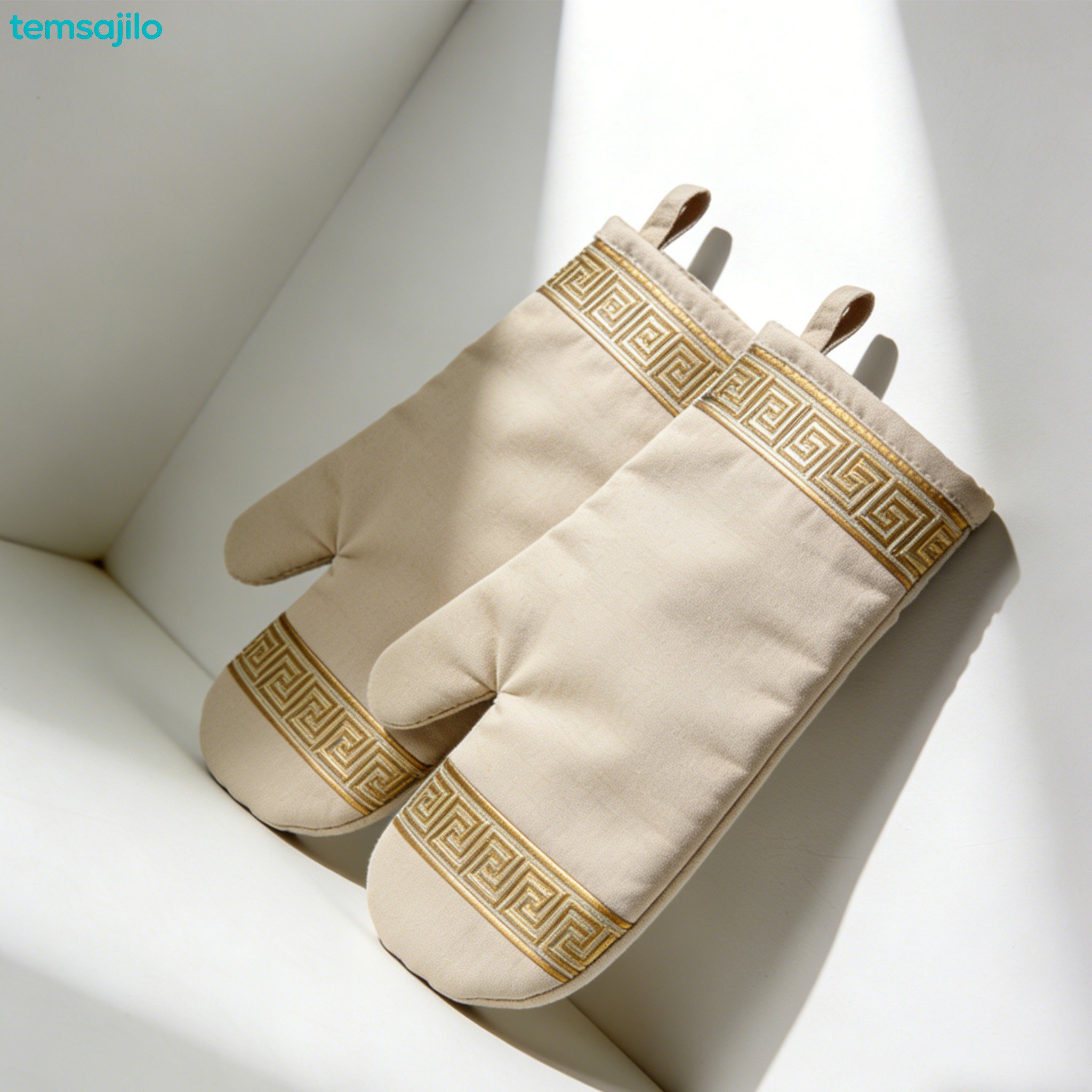 Πυκνά, ανθεκτικά σε υψηλές θερμοκρασίες, θερμομονωτικά γάντια (δύο ζευγάρια)