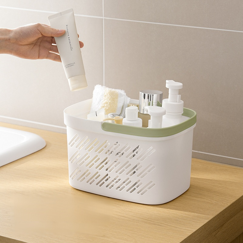 Cesta organizadora multifuncional para baño
