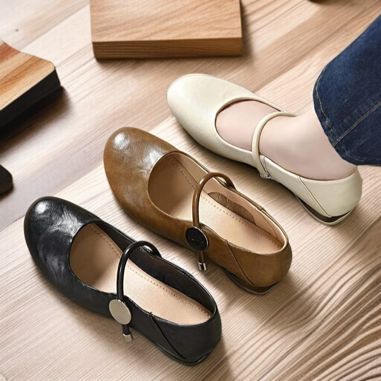 둥근머리 여성 여름 소프트 펌프스 연면 통굽 로퍼 둥근머리 여성 여름 소프트 펌프스 연면 로퍼